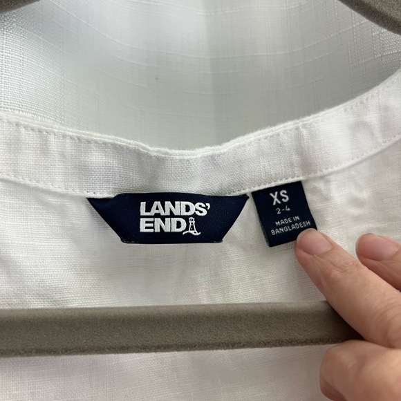 Linen dress from Lands’ End. Altered, please read description - Picture 2 of 6